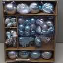 Red and Gold Christmas Ornaments Set, 75PCS Shatterproof Christmas Ornaments, Assorted Xmas Tree Hanging Ornaments for Christmas Trees, Holiday, Thanksgiving Party Decor(Red & Gold)