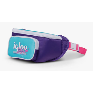 Igloo Retro Fanny Packs Cooler, Insulated Crossbody Bag, Fashion Waist Packs, Adjustable & Lightweight Travel Hip Pack