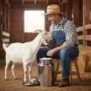 Stainless Steel Milk Can, 1.32 Gallon Milk Bucket with Sealed Lid Milk Jug Large Capacity Milk Pail, Milk Jug Goat Milking Supplies