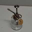 OFFIDIX Transparent Glass Watering Spray Bottle,Plant Mister with Plastic Bronze Plastic Top Pump, Glass Small Watering Can for Indoor Potted Plant, Outdoor Indoor Garden, Plants, Cleaning Solutions