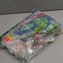 Fun Express Classic Paddle Ball Games Set of 12 - Vintage Wooden Paddle Ball Toys with String for Kids | Retro 90s Nostalgia Party Favors | Psychedelic Design Traditional Paddleball Game Set