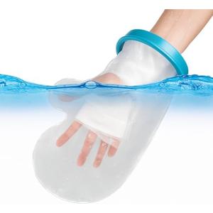 UpGoing Waterproof Hand Cast Covers for Shower Bath, Adult Watertight Wrist Protector Resuable Wound Bandage Sleeve Bag for Broken Hand, Fingers, Surgery, Burns [2025 Upgrade]