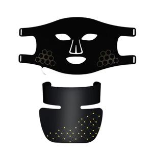 Led Facial and Neck Mask, Usb Rechargeable Beauty Equipment with Adjustable Strap, Home Spa Facial and Neck Care Tools, Mother's Day Gift