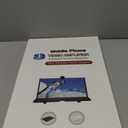 18" Screen Magnifier for Cell Phone, Mobile Phone 3D HD Magnifying Projector Screen Enlarger for Movies, Videos and Gaming, Foldable Phone Stand with Screen Amplifier,Compatible with All Phones