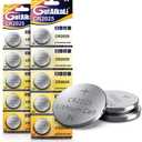 4 x GutAlkaLi CR2025 3V Lithium Battery, CR 2025 Batteries, 10 Count