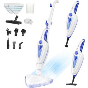 Aspiron 12-in-1 Steam Mop, 1500W Detachable Handheld Steam Cleaner