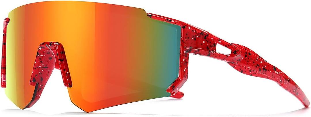 Youth Baseball Sunglasses for Boys Girls Age 6-12 Softball Cycling Sports Sunglasses for Kids Lightweight Frame