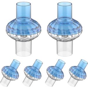 6PCs CPAP Filters for CPAP & BiPAP, Redesigned Inline Filters Without Airflow Resistance, Improved Filtration Efficency Providing Cleaner Airflow, Compatible with Most CPAP Tubing & Machines