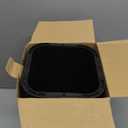 Bed Risers Adjustable Furniture Risers - Heavy Duty 4 or 8 inch or 12inch Non-Slip Lift Supports for Beds/Couches/Sofas, Durable Square Design with Creates Storage Space (Black 4 Pack, 8 Inch)