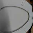 Bemis 1500EC Durable Wood Toilet Seat with Easy Clean Hinges, Made in USA, Elongated, Biscuit