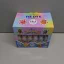 12 Colors Tie Dye Kit, Tie Dye Set for Kids, Pre-Filled Tye Dye Bottles, Non Toxic Permanent Fabric Dye Art Set, Easy DIY Fabric Art - Create Fun