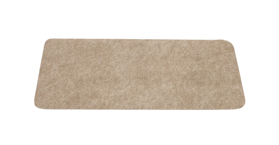Drip & Dry Universal Restroom Mats 24 x 70 inch, Taupe