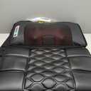 Massage-Mat, Detachable Neck Massager, Full Body Vibration Heating, Massage Pad with 10 Vibrating Motors and 9 Speed Settings for Home Office Use, Black