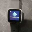 Fitbit Versa Lite Smartwatch,GPS,Charcoal/Silver Aluminum, One Size (S & L Bands Included)