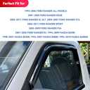in-Channel Window Visors Rain Guards for 1993-2011 Ford Ranger, Window Vent Wind Deflectors Visors Shades for 1994-2009 Mazda B2300, 1998-2001 Mazda B2500, 1994-2007 Mazda B3000, 2PCS