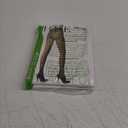 HUE Women's 2 Pack Sheer Tights Assorted Womens Tights Including Control Top, Fishnet, Lace, Toeless Pantyhose (3, Black)