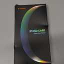 TORRAS Magnetic Slim Fit for iPhone 16 Pro Case with Stand, Compatible with MagSafe, Built-in Stash Stand, Ultra Thin 16 Pro Case, Lightweight Anti-Scratch Matte Hard Phone Case 6.3 inch, Black