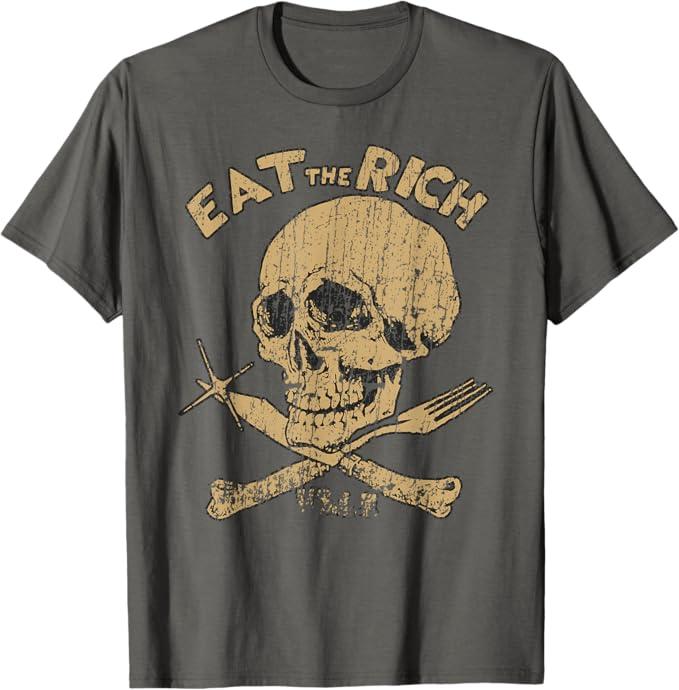 Vintage Eat The Rich 1978 Skull T-Shirt