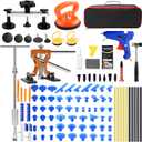 VEXTRO Paintless Dent Repair Kit, Dent Puller kit,Dent Removal Tools with Metal Dent Lifter, Bridge Puller, Slide Hammer T-Bar, PDR Kit for Car Dent Repair, Auto Body Dent Puller, Hail Damage Removal