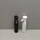 Aquableu Spray Bottle for Hair  Continuous Mist Spray Bottle for Hair Care, Styling, Cleaning, Plants, Pets & Essential Oils (Variety Pack of 2 - Black & White, 6.76oz/200ml)