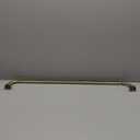 Antique Bronze Disc Curtain Rods, 28-48 Inches Window Curtain Rod,Adjustable Room Darkening Drapery Rod with Aluminum Finials and Brackets,Wrap Around Design