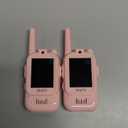 Mafiti Video Walkie Talkies for Kids 2 Pack Rechargeable Birthday Gift Toddler Toys for 3 4 5 6 7 8 Year Old Boys Girls 1000 Feets Long Range Indoor Outdoor Play(Pink+Pink)