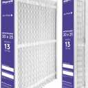 Compatible for Carrier & Bryant EXPXXFIL0320 Air Filter Replacement EXPXXFIL0020 20x25x5 (2-Pack), MERV 13, Foldable Media