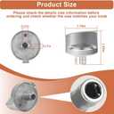 WB03X25796 Gas Cooktop Knob Fits for GE Stove Knobs, Fit Model PGP953SET1SS PGP986SET1SS PGP976SET2SS PGP959SET4SS - Replaces WB03T10326 AP5986232 PS11721433 4362262 Burner Range Knob - 5-Pack