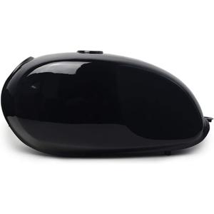 0083 2.9 Gallon Motorcycle Fuel Gas Tank Universal Black for Honda Yamaha Suzuki Kawasaki (Frame Modification Required)
