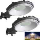 deerdance LED Barn Light, Dusk to Dawn Outdoor Lighting with 80W 10000LM 5000K Daylight, IP65 Waterproof Area Street Light for Farmhouse Barns Garage Yard Warehouse Outdoor Security Lighting, (2Pack)