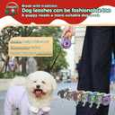 10ft Retractable Dog Leash for Small Dogs, Puppies, and Cats, 360 Tangle-Free, One-Handed Brake, Applicable to Pets of Small Size