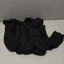 LUSMAY Women's Long Sleeve V Neck Button Down Shirt Dresses Casual Summer Dress with Pocket (Medium, Black)