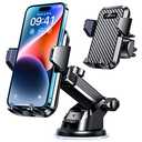 VANMASS 【85+LBS Strongest Suction & Military-Grade 2025 Ultimate Car Phone Mount【Patent & Safety Certs】 Cell Phone Holder Truck Stand for Dashboard Windshield Vent for iPhone 16 15 Pro Max 14 Samsung