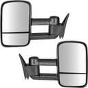 Trail Ridge Tow Mirror Manual Black Pair Set of 2 for GM C/K Pickup SUV