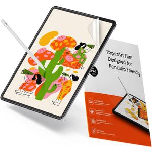 KCT 2 Pack Paperfeel Screen Protector Compatible with iPad Air 13 inch M4/M3/M2 & iPad Pro 13 inch M5 2025/ M4 2024, Paper Write as Real Paper, Anti Glare, Touch Sensitivity