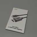 acer USB C to HDMI Cable for Home Office 6.6FT (4K@60Hz), Thunderbolt 4/3 Compatible, High-Speed Type C to HDMI 2.0 Braided Cord for MacBook, iPhone 17/16 Pro/Max, iMac, iPad Pro, Galaxy S25, Surface