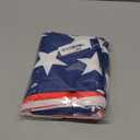 aportt 4th of July Square Tablecloth 52×52 Inch Patriotic Table Cloth Red White and Blue Small Square Tablecloths Indoor Outdoor Washable Wrinkle Free Stain Resistant Waterproof Fabric Table Cover