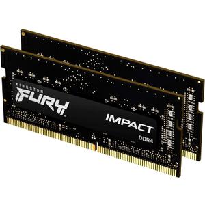 Kingston FURY Impact 32GB (2x16GB) 3200MT/s DDR4 CL20 Laptop Memory Kit of 2 | Intel XMP | AMD Ryzen | Plug n Play | Low Power Consumption | KF432S20IBK2/32