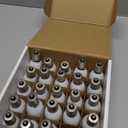 Novelty Lights 25 Pack C9 Ceramic Outdoor Christmas Replacement Bulbs, White, E17/C9 Intermediate Base, 7 Watt