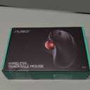 Nulea M501 Wireless Trackball Mouse, Rechargeable Ergonomic, Easy Thumb Control, Precise & Smooth Tracking, 3 Device Connection (Bluetooth or USB Receiver), Compatible for PC, Laptop, Mac, Windows