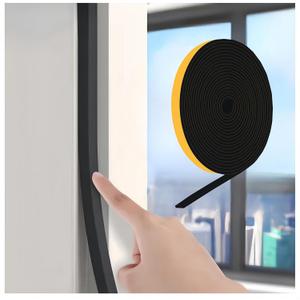 Wedge-Shape Window Weather Stripping Door Seal, 118 Foam Winter Insulation Strip for Exterior Front Door Frame Window Soundproofing Noise Cancelling Window Inserts
