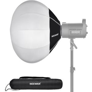 NEEWER 20"/50cm Lantern Softbox, Quick Release 360 Light Diffuser Bowens Mount Softbox with Lightweight Nylon Alloy for RGB CB60 CB60B CB200B MS60B MS60C MS150B Continuous LED Video Lights, NS20L