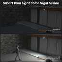 Anpviz 4K PoE Camera Turret 8MP IP Camera Outdoor, PoE Security Cameras with AI Human Vehicle Detection, 100FT Smart Dual Light Color Night Vision, Built-in Mic, IP66 Waterproof (U Series)