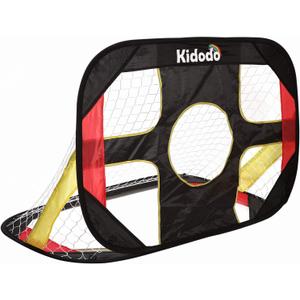 Kidodo Portable Soccer Goal Net Set - Pop Up Training Soccer Goals for Backyard - Indoor or Outdoor Versions - Easy Assembly - Great for Kids and Adults