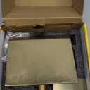 DASAN Wall Mount Waterfall Bathroom Faucet Brushed Gold in Wall Sink Faucet, Single Handle Wall Mounted Modern Faucet for Bathroom with Upgraded Rough in Valve, DA-TFD3BG-NH