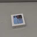 I16 Pro Mini Flip Phone, 1.77 Inch HD Display, Dual SIM 2G GSM, Foldable Design with Big Buttons, FM Radio, 32MB RAM, for Seniors Black (Black)