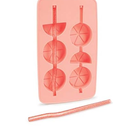 Orbit Innovations Fruit Shape Ice Straw, Pink, Pack Of 3