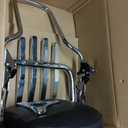 Mofun Backrest Passenger Sissy Bar with Luggage Rack Detachable Compatible with Harley Touring Road King Street Road Electra Glide 2009-2025 Chrome