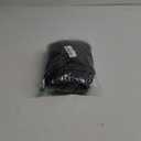 Black Faux Leather Flare Leg Pants, Size S