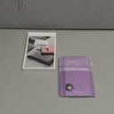 Stouchi AirTag Passport Holder, Anti-Lost Passport Holder with Airtag Slot, Passport Wallet Cover with RFID Blocking, Leather Passport Case Travel Accessories for Women, Purple